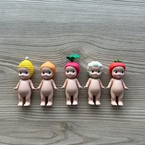 Authentic Sonny Angel vegetable series - lot of 5